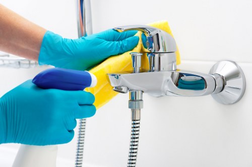 Final cleaning after renovation work in Balham